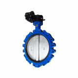 Fully Lugged Butterfly Valve With Actuator